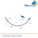 جزئیات فنی لوله تراشه کافدار سوپا | نمای نزدیک کاف آناتومیک و دریچه تنظیم فشار | نشانگر عمق دقیق و سوراخ مورفی (Murphy Eye) | طراحی حرفه‌ای برای ایمنی بیمار در جراحی
