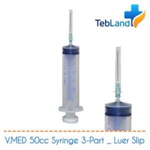 سرنگ ۵۰ سی سی ۳ تکه لوئراسلیپ ورید (V.med)